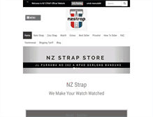 Tablet Screenshot of nzstrap.com